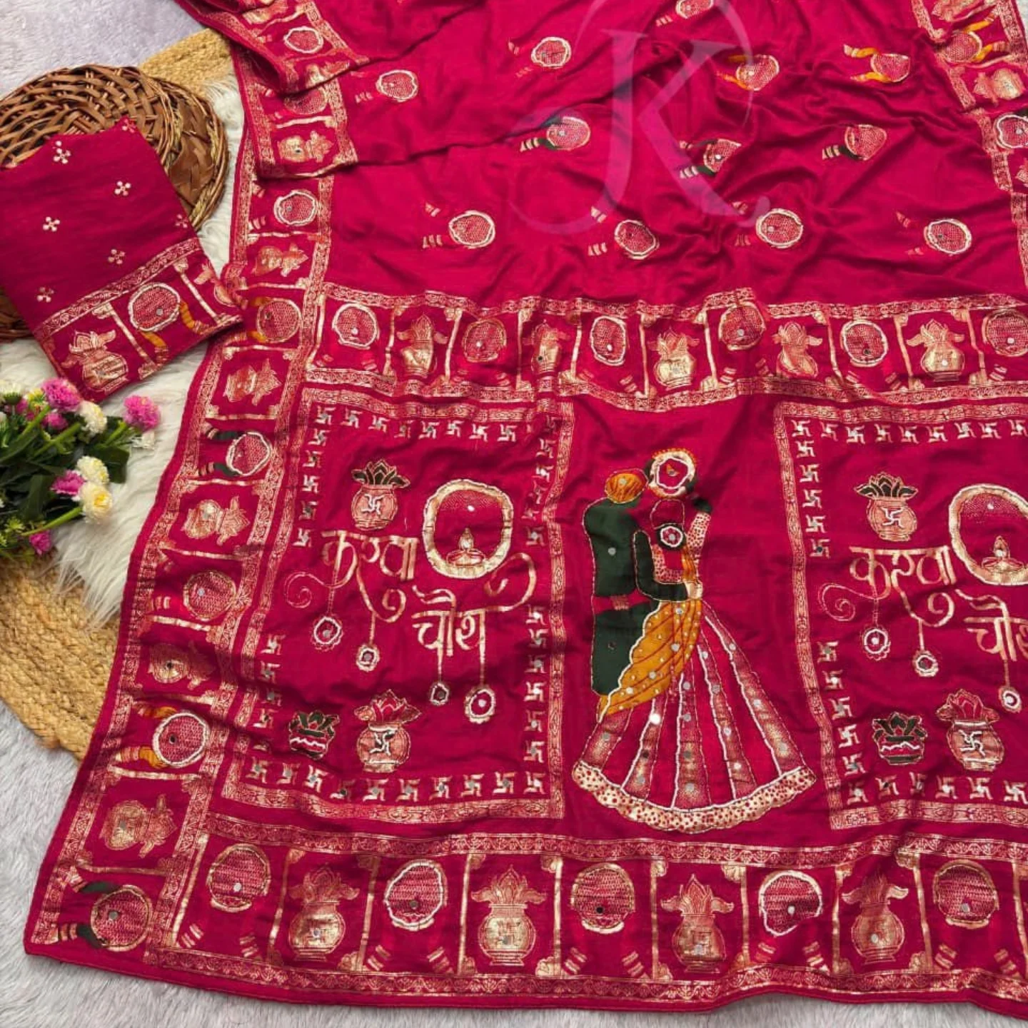 KARWACHAUTH SPECIAL COLLECTION SAREE - Image 3